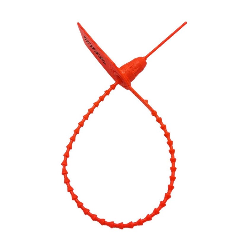 XF-Vel Plastic Security Tags Numbered Tamper Proof Seals Self Locking Zip Ties 9.84" Length (Pack of 500) - Image 3